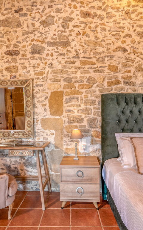 Villa Dimmare: chambre à coucher