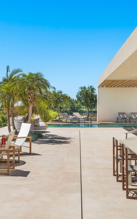 Villa Hermosa: Jardin