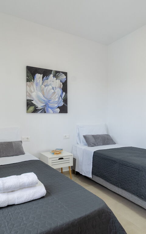 Villa Blini: chambre à coucher