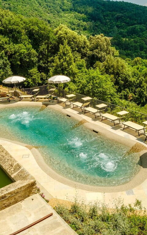 Villa Laparelli Pitti: bassin, Extérieur, Extérieurs