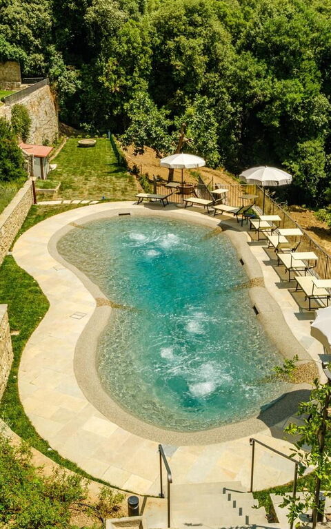 Villa Laparelli Pitti: bassin, Extérieur, Extérieurs