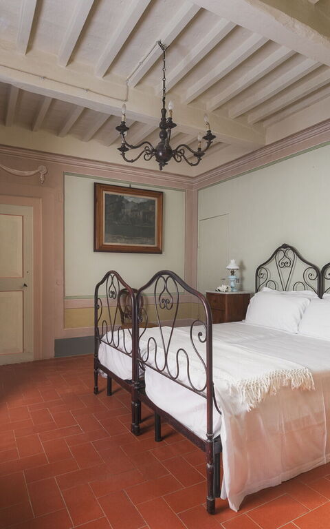 Villa Laparelli Pitti: chambre à coucher