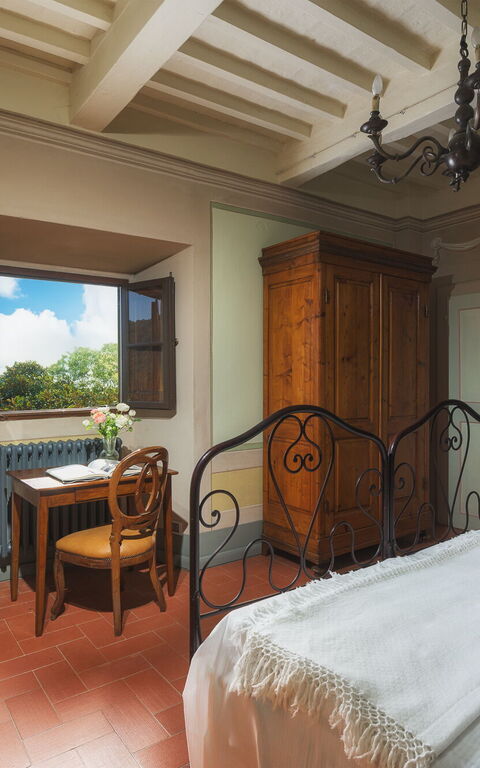 Villa Laparelli Pitti: chambre à coucher