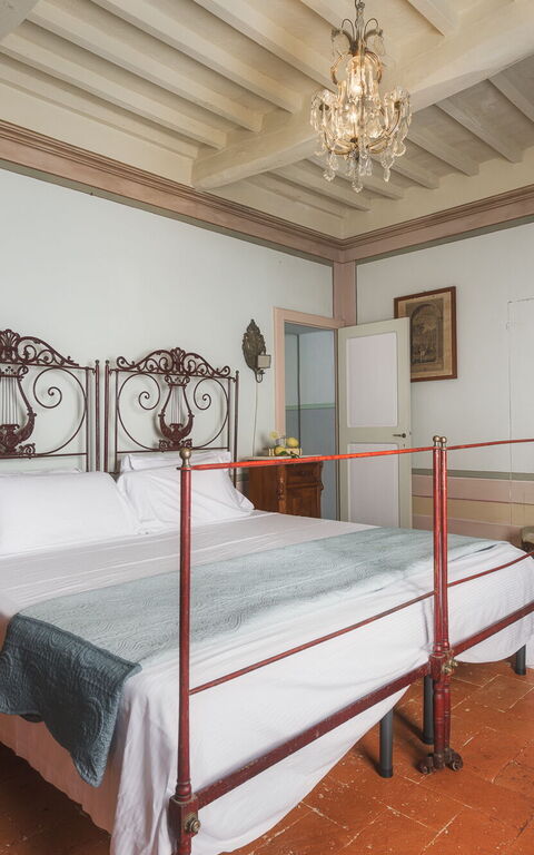 Villa Laparelli Pitti: chambre à coucher