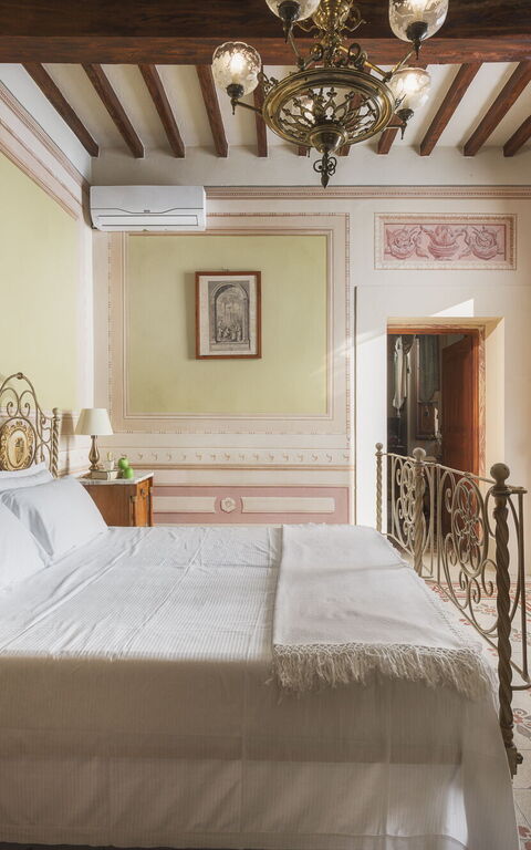 Villa Laparelli Pitti: chambre à coucher