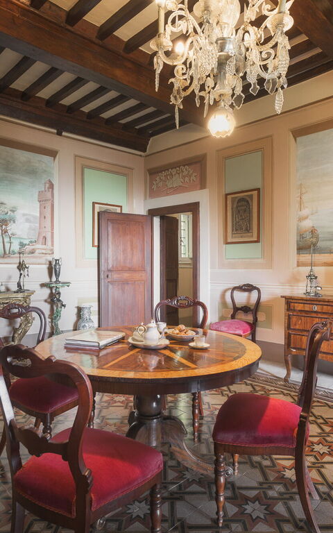 Villa Laparelli Pitti: Salon