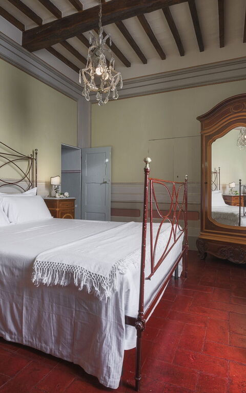 Villa Laparelli Pitti: chambre à coucher