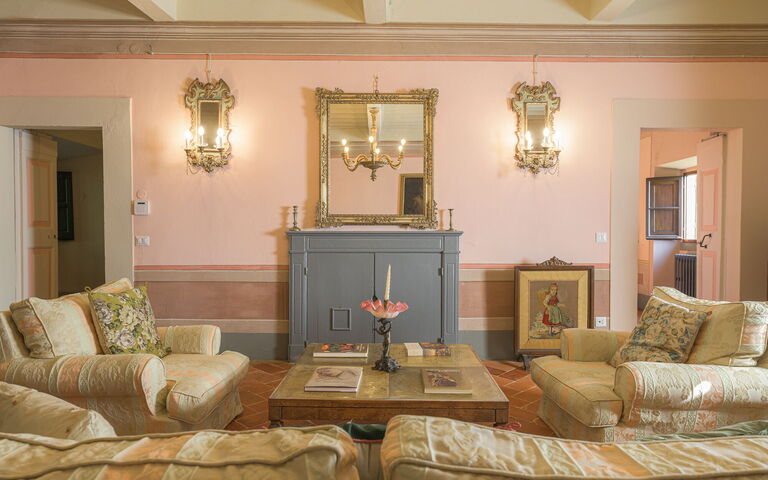 Villa Laparelli Pitti: Salon