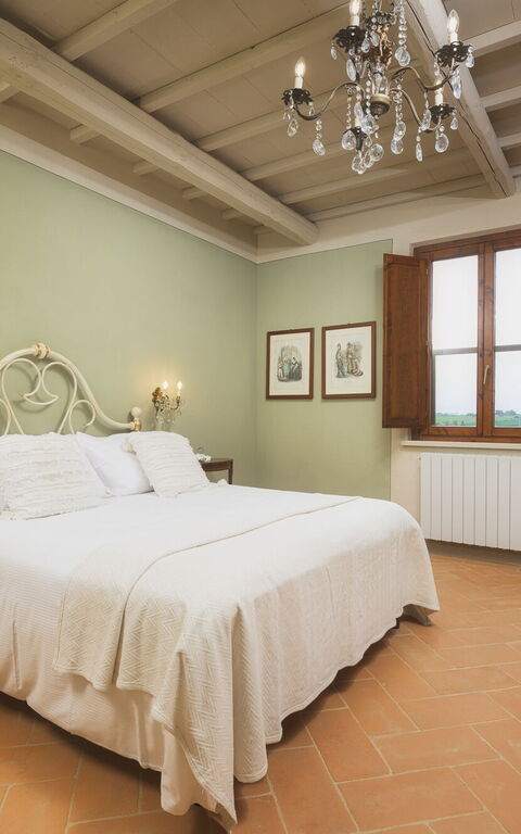 Villa la Contea: chambre à coucher