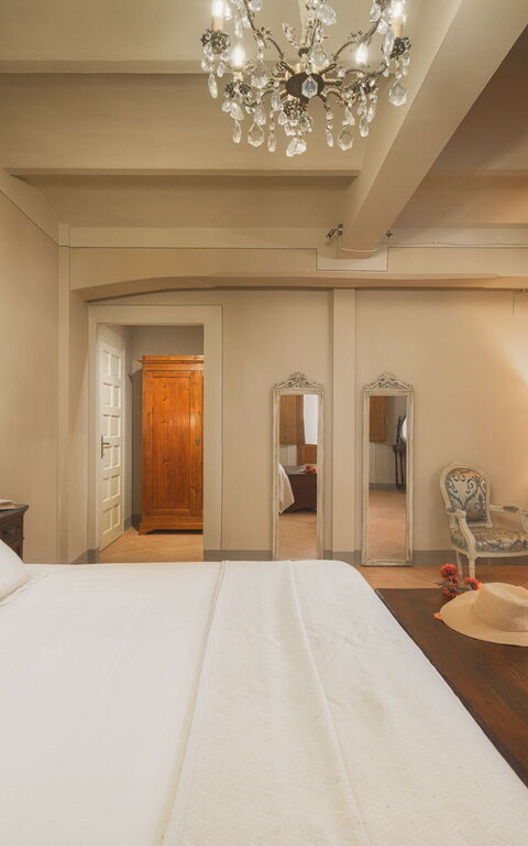 Villa la Contea: chambre à coucher