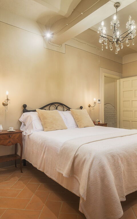 Villa la Contea: chambre à coucher