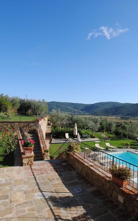 Villa Le Corchie: bassin, Extérieur, Extérieurs, Jardin