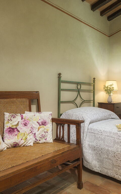 Casale Montanare: chambre à coucher