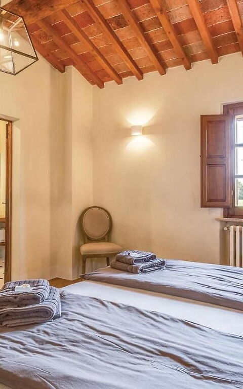 Villa Il Pozzo: chambre à coucher