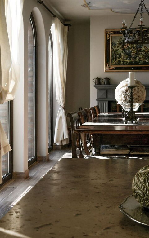 Villa Torresassa: Salle à manger, Salon