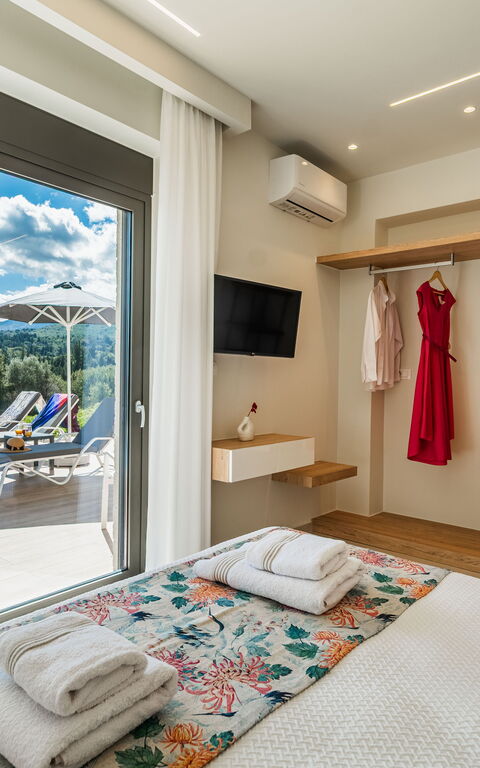 Villa Orientem Bis: chambre à coucher