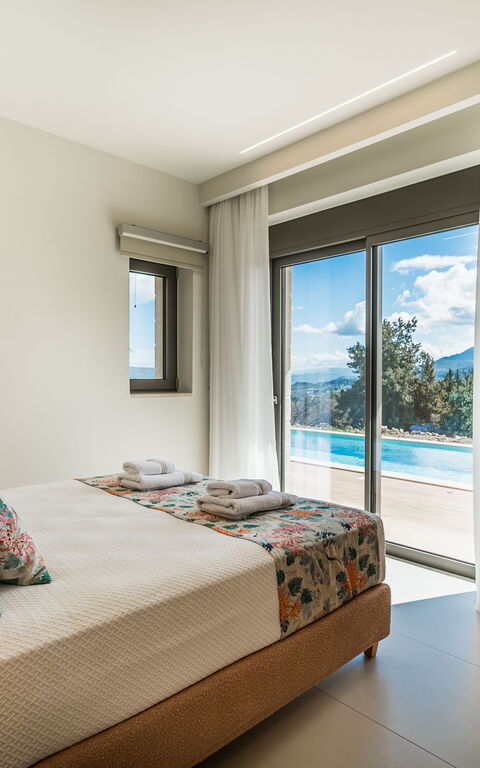 Villa Orientem Bis: chambre à coucher