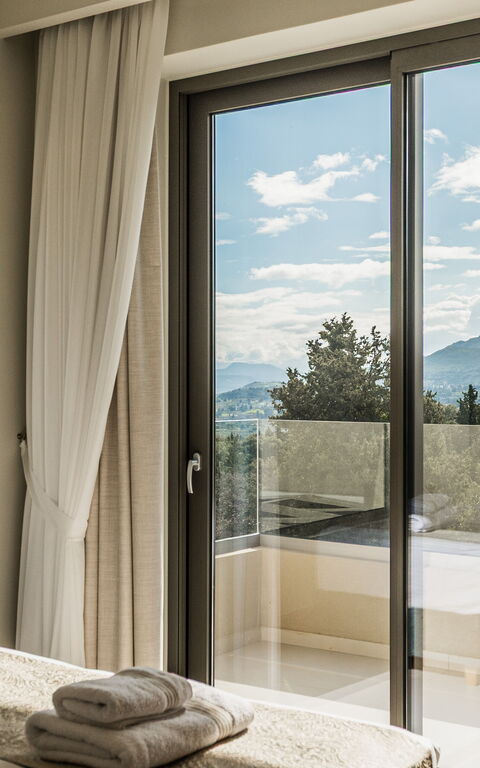 Villa Orientem Bis: chambre à coucher