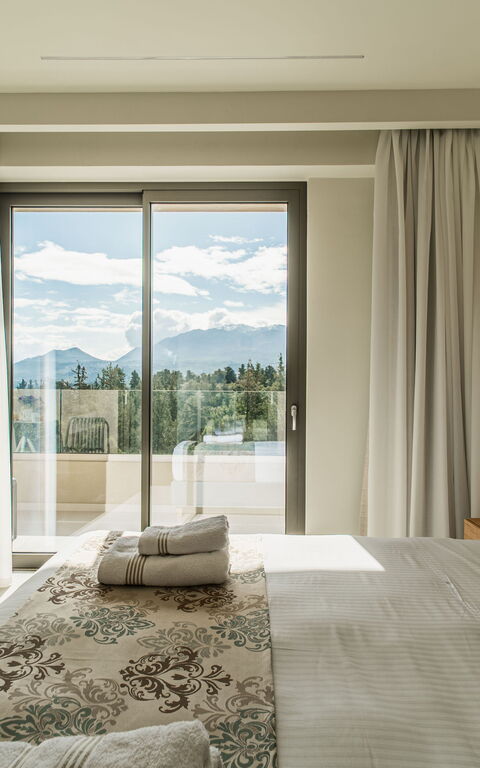 Villa Orientem Bis: chambre à coucher