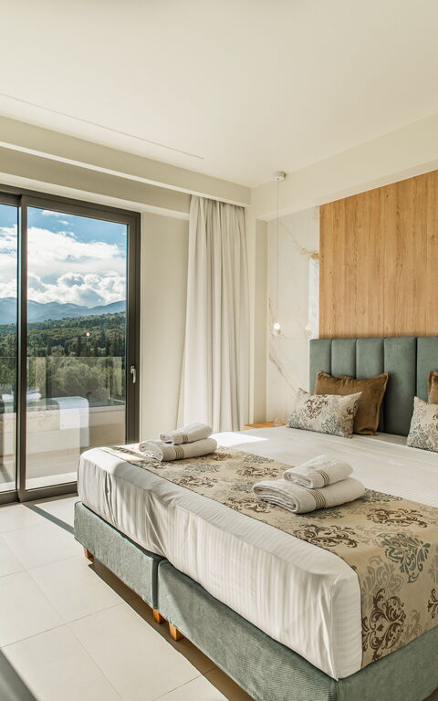 Villa Orientem Bis: chambre à coucher