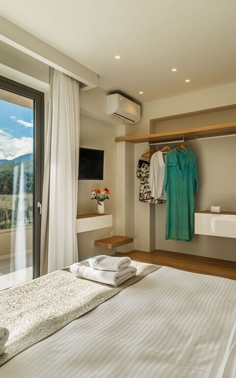 Villa Orientem Bis: chambre à coucher