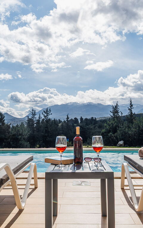 Villa Orientem Bis: bassin, Extérieur, Extérieurs, Vues