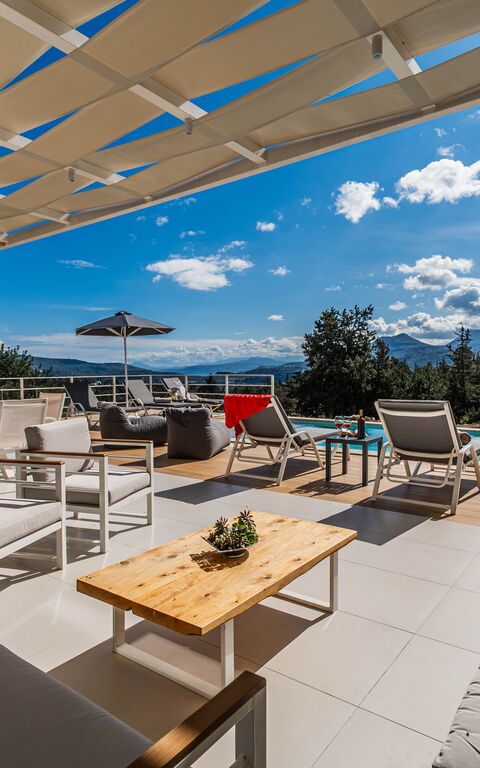 Villa Orientem Bis: Balcon / Terrasse / Patio, bassin, Extérieur, Extérieurs, Vues