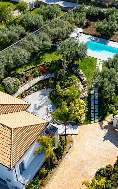 Villa Virginia: bassin, Vues