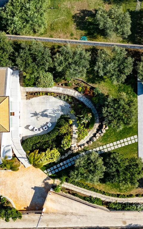 Villa Virginia: bassin, Vues