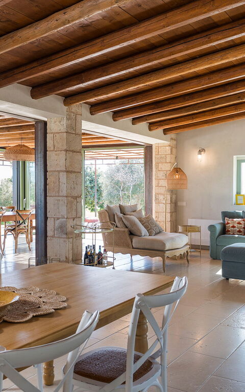 Villa Ninetta: Salle à manger, Salon