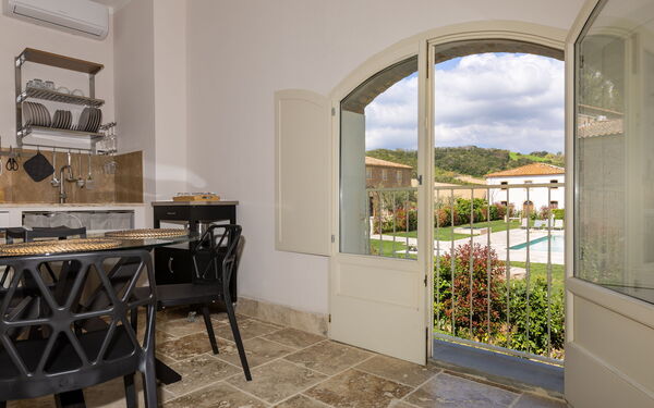 Logement Borgo Ariano 18: Cuisine, Salle à manger