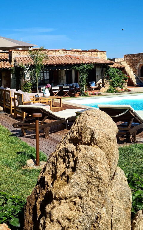 Villa Silenis: bassin, Extérieur, Extérieurs, Jardin