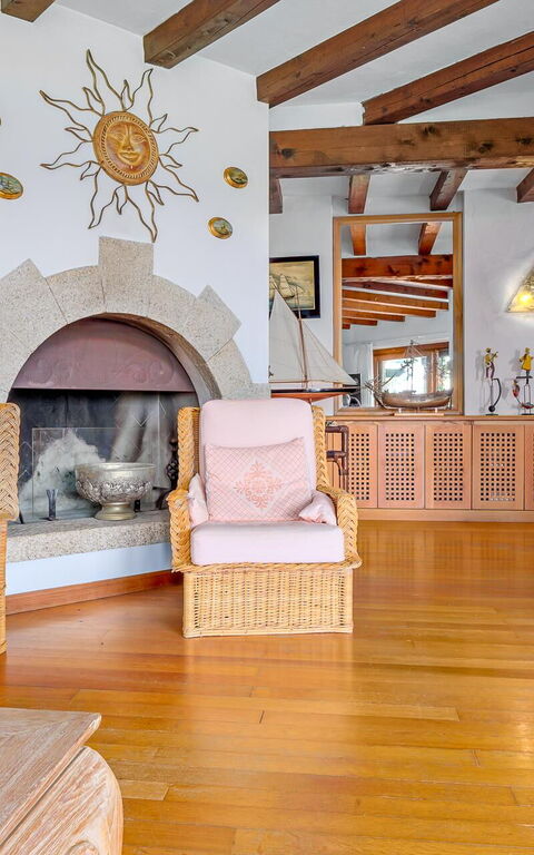 Villa Silenis: Salon