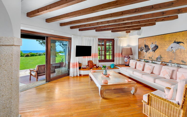 Villa Silenis: Salon