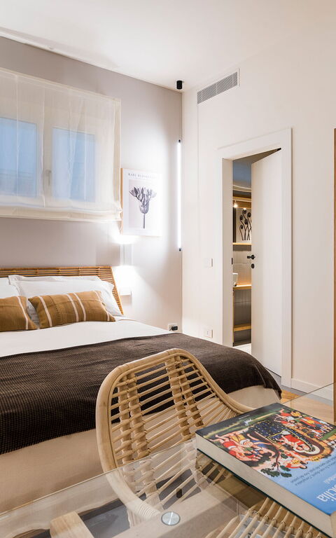 Monumento Apartament: chambre à coucher