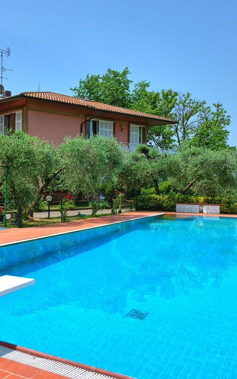 Villa Adriana: bassin, Extérieur, Extérieurs