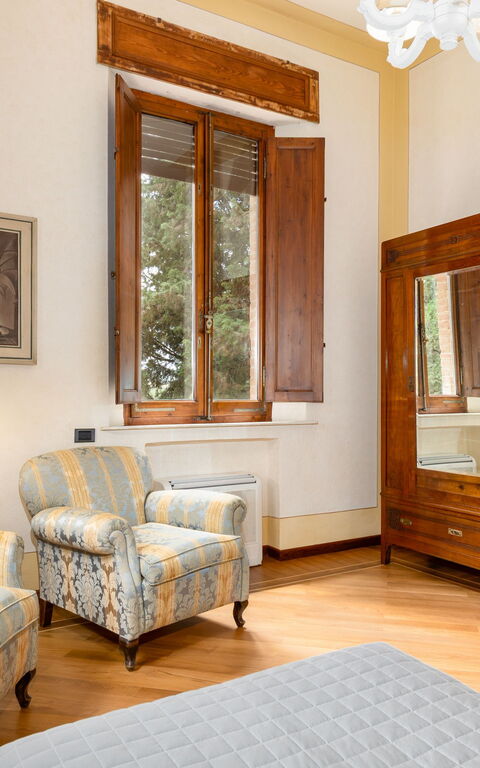 Villa Silvia: chambre à coucher