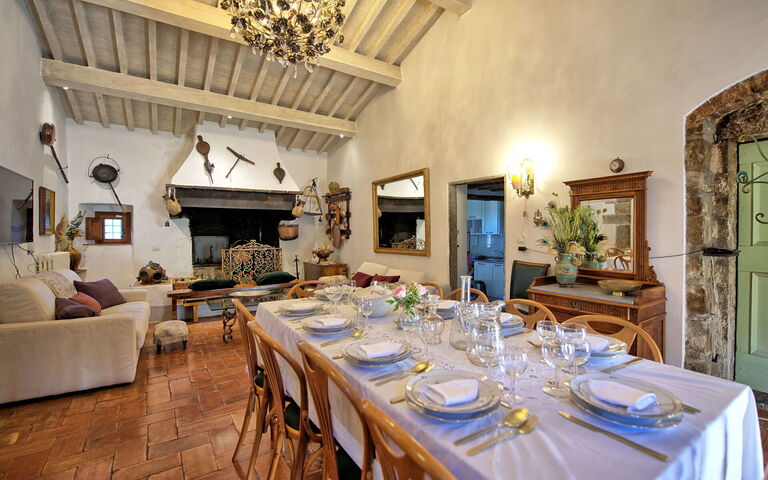 Villa Lonciano - 2026: Salle à manger, Salon
