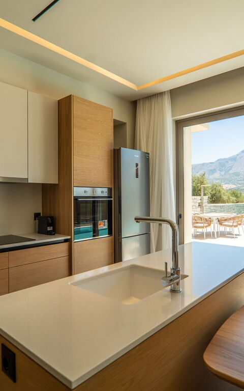 Villa Zen Chrysi: Cuisine