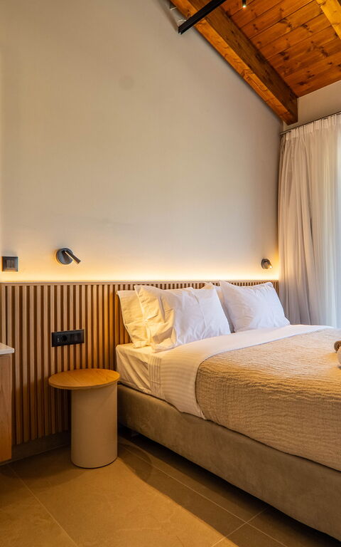 Villa Zen Chrysi: chambre à coucher