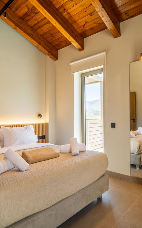 Villa Zen Chrysi: chambre à coucher