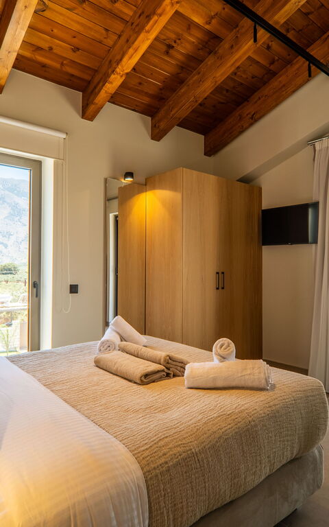 Villa Zen Chrysi: chambre à coucher