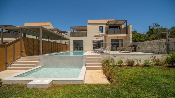 Villa Zen Chrysi: bassin, Extérieur, Extérieurs, Jardin