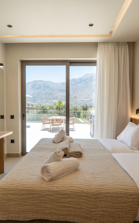 Villa Zen Aphrodite: chambre à coucher