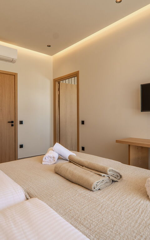 Villa Zen Hephaistos: chambre à coucher