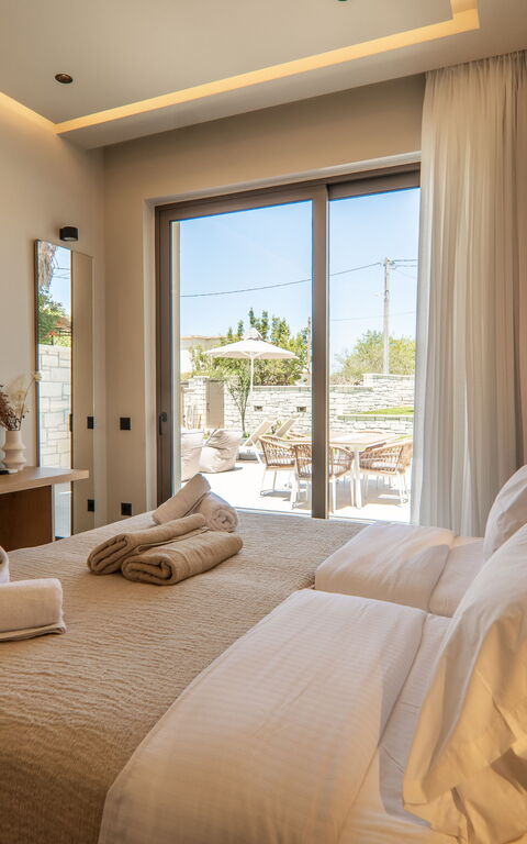 Villa Zen Hephaistos: chambre à coucher