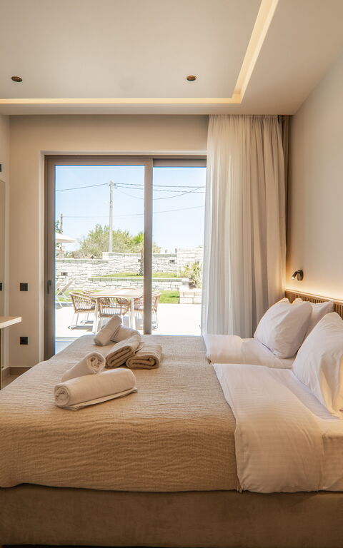 Villa Zen Hephaistos: chambre à coucher