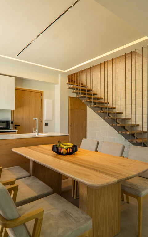 Villa Zen Hephaistos: Cuisine, Salle à manger