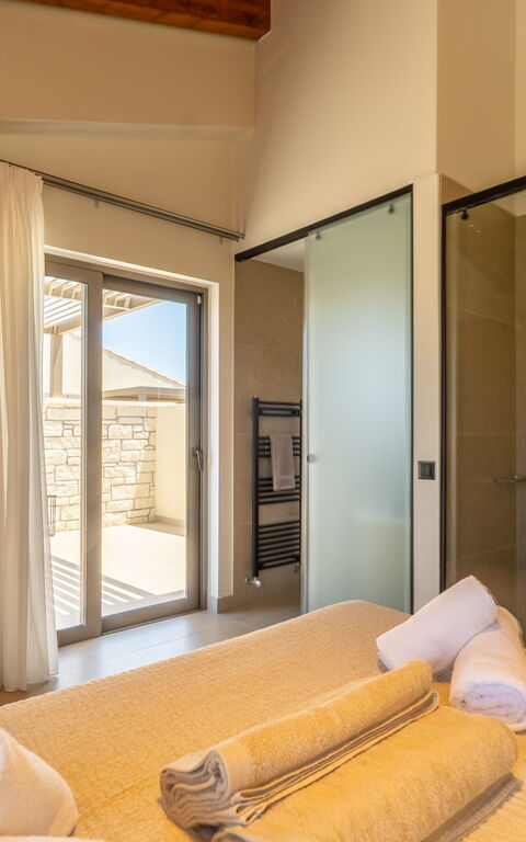 Villa Zen Hera: chambre à coucher, Salle de bain