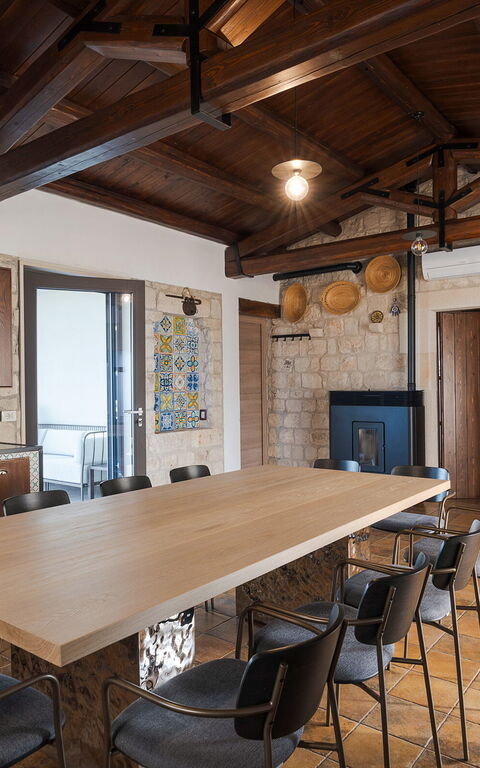 Corte Antigua: Cuisine, Salle à manger